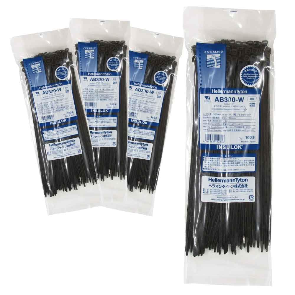 Amazon.co.jp: AB300-W ヘラマンタイトン ケーブルタイ 結束バンド